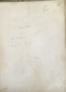 Paratextual inscription in the Baldwin edition