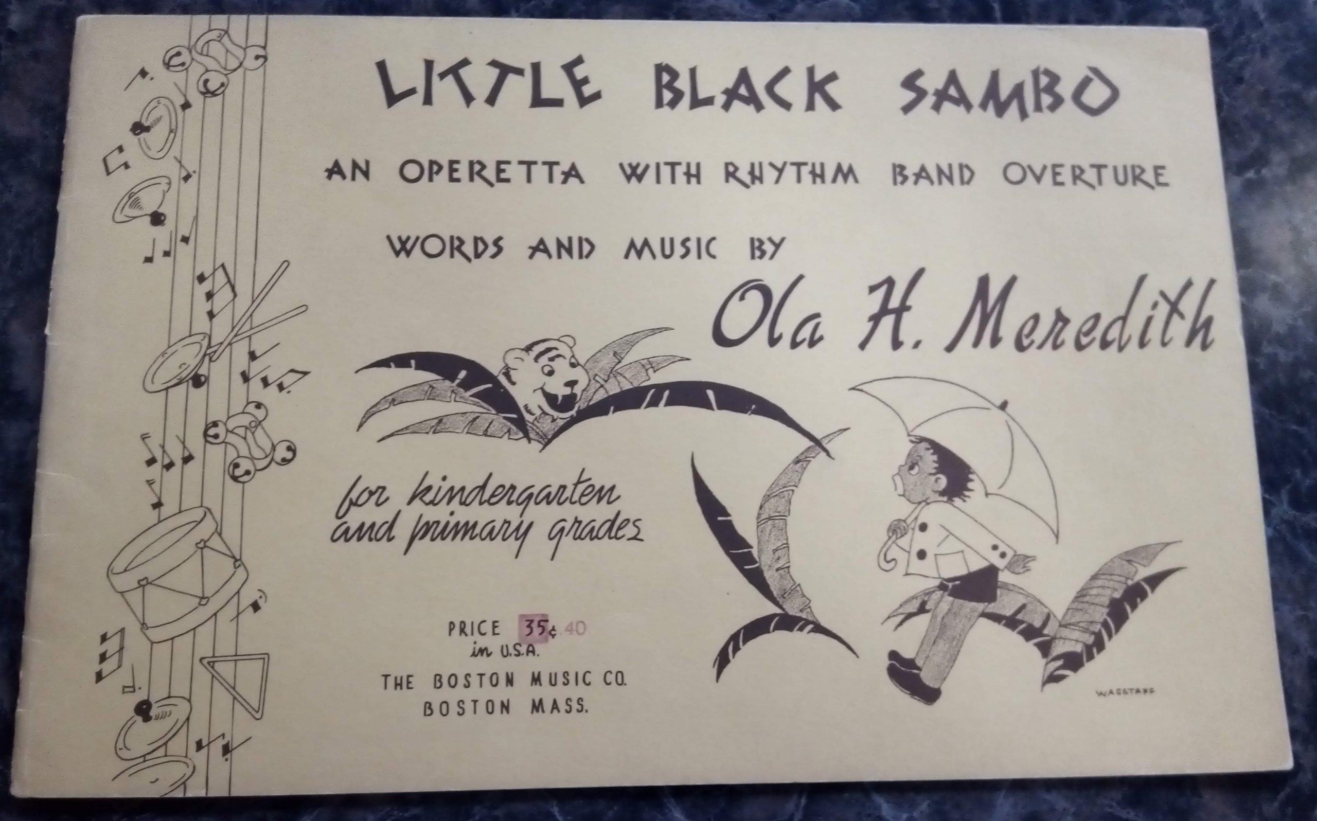 Cover of "Little Black Sambo: An Operetta"